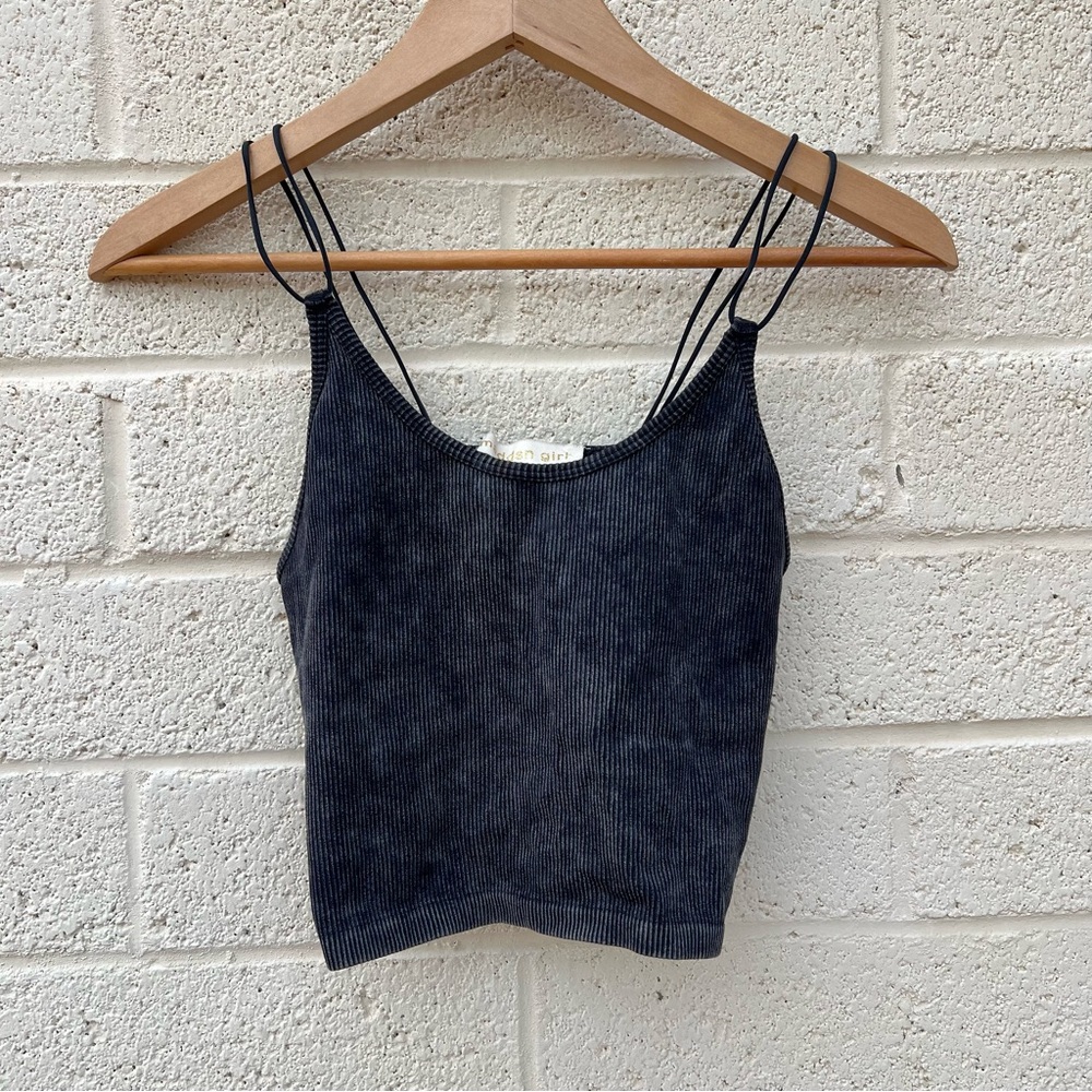 Madden Girl charcoal brami top